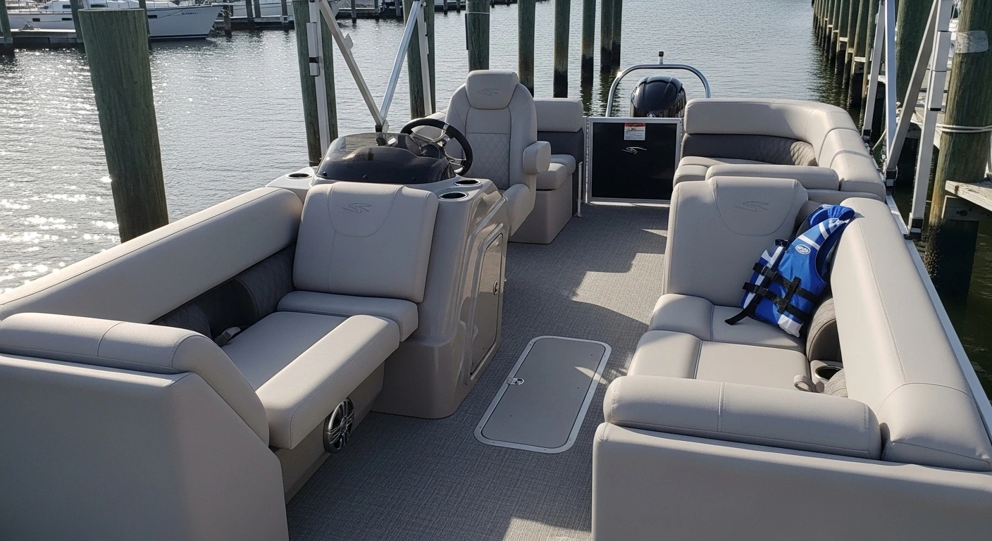 Bennington Pontoon Upholstery Revival in Fort Lauderdale