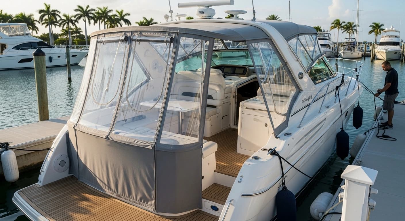 Sea Ray Convertible Cockpit System Miami Bay Entertainment
