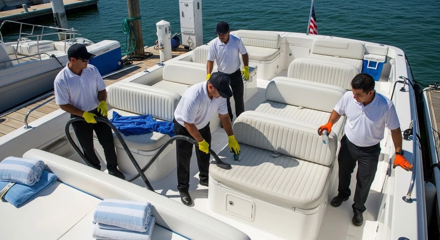 Charter vessel seasonal maintenance program for heavy use
